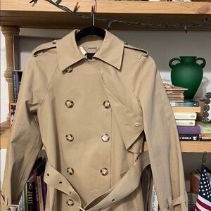 Stella McCartney Beige Double-Breasted Trench Coat - NWOT
